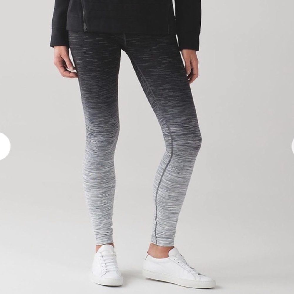 Lululemon Wunder Under Hi-Rise Tight Black Ombre